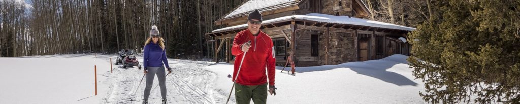 Cross Country Skiing in Winter
