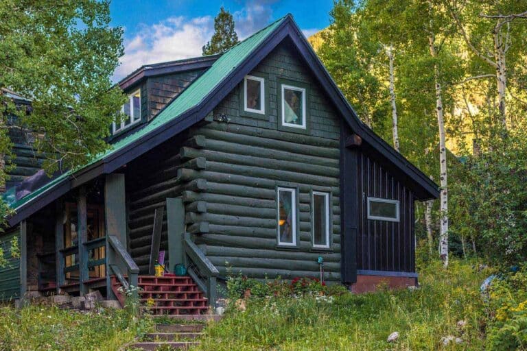 90 Lake Fork Junction summer cabin exterior.