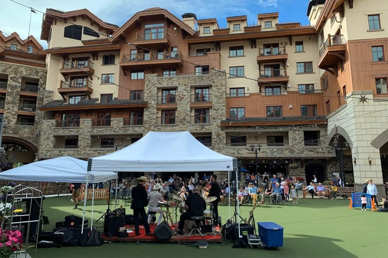 Music on the Green concert series in Mountain Village, Colorado
